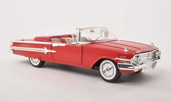 Chevrolet Impala, červená, 1960
